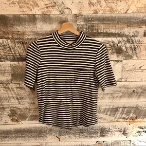 Madewell Knit Mock neck Tee